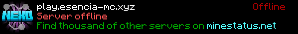 Esencia Minecraft Server Banner