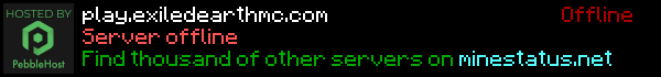Exiled Earth Minecraft Server Banner