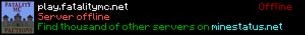 FatalityMC Minecraft Server Banner