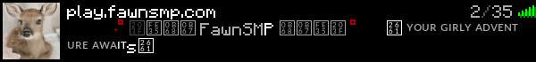 FawnSMP Minecraft Server Banner