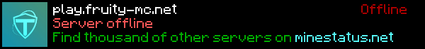 Fruity-MC Minecraft Server Banner