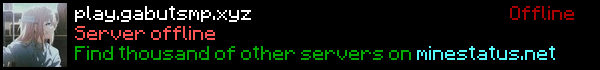 Gabut SMP Minecraft Server Banner