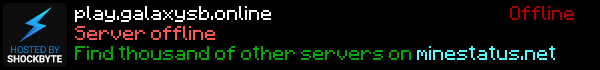 GalaxySB Minecraft Server Banner