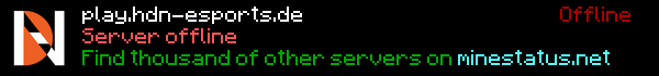 hdn eSports Minecraft Server Banner