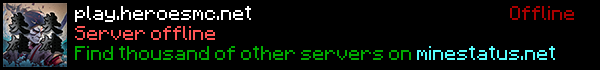HeroesMC Minecraft Server Banner