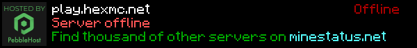 HexMC Minecraft Server Banner
