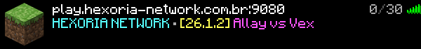 Hexoria Network Minecraft Server Banner
