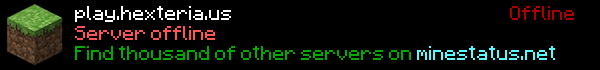 Hexteria Minecraft Server Banner