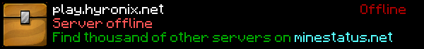Hyronix Minecraft Server Banner