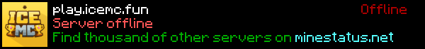 IceMc Minecraft Server Banner