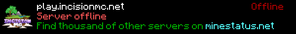 IncisionMC Minecraft Server Banner