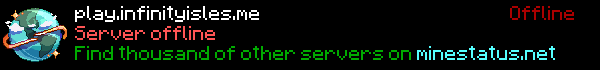 Infinity Isles Minecraft Server Banner