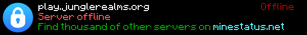 Jungle Realms Minecraft Server Banner