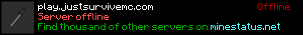 Just Survive Network Minecraft Server Banner