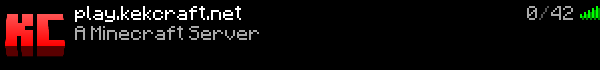 kekCraft Network Minecraft Server Banner