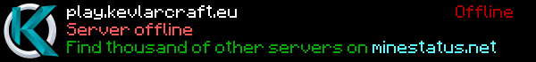KevlarCraft Minecraft Server Banner