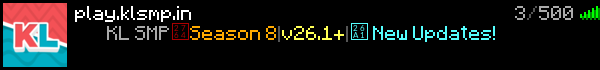 KL SMP Minecraft Server Banner