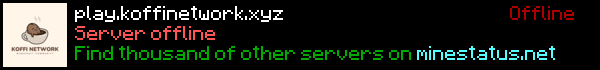 Koffi Network Minecraft Server Banner
