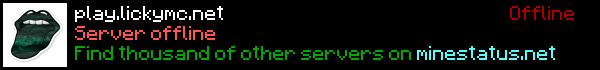 LickyMC Minecraft Server Banner
