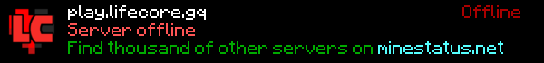 LifeCore.gq - SMP Minecraft Server Banner