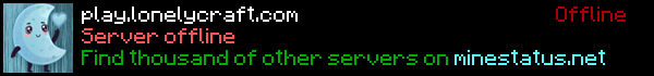 LonelyCraft Minecraft Server Banner