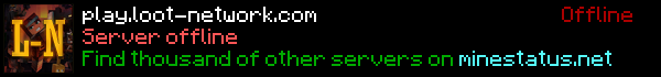 Loot Network Minecraft Server Banner