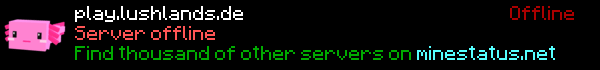 lushlands Minecraft Server Banner