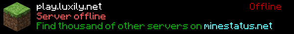 Luxily Network Minecraft Server Banner