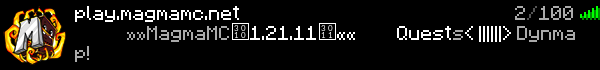 MagmaMC Minecraft Server Banner