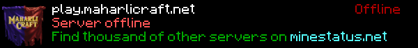 Maharlicraft Minecraft Server Banner