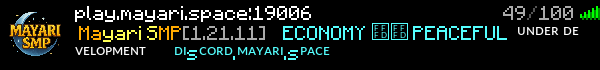 MayariSMP Minecraft Server Banner