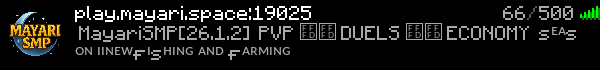 MayariSMP Minecraft Server Banner