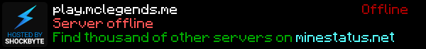 MC Legends Minecraft Server Banner