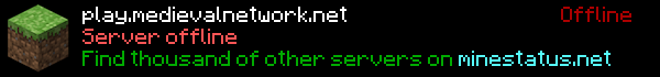 Medieval Network Minecraft Server Banner