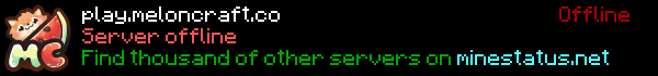 Meloncraft Minecraft Server Banner