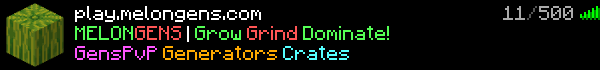 Melon Gens Minecraft Server Banner
