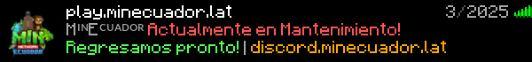 MinEcuador Network Minecraft Server Banner