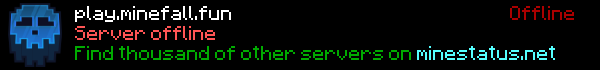 MineFall Minecraft Server Banner