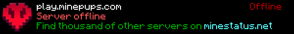 minePups Minecraft Server Banner