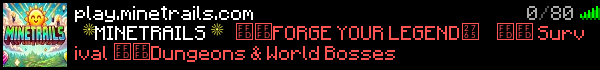MineTrails Minecraft Server Banner