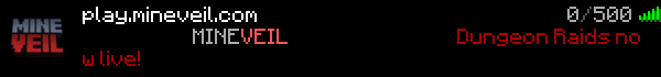 MINEVEIL Minecraft Server Banner
