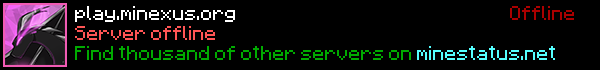 Minexus Network Minecraft Server Banner