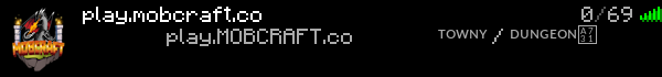 Mobcraftf Minecraft Server Banner