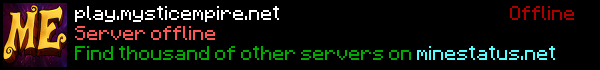 MysticEmpire Minecraft Server Banner