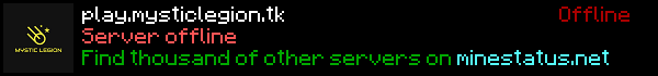 Mystic Legions Minecraft Server Banner