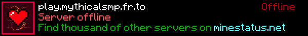 MythicalSmp Minecraft Server Banner