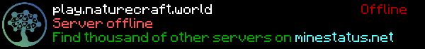 NatureCraft Minecraft Server Banner
