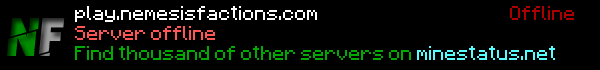 Nemesis Factions 1.15/1.8 Minecraft Server Banner