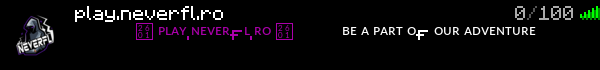 NEVERFL Minecraft Server Banner