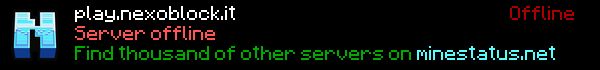 NexoBlock Minecraft Server Banner